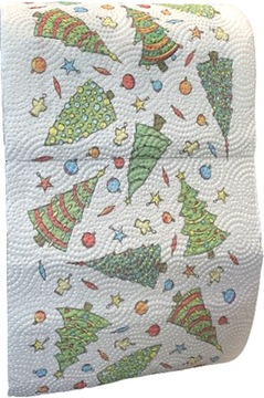 РОЖДЕСТВЕНСКОЕ БУМАЖНОЕ ПОЛОТЕНЦЕ КАРТИКА РОЖДЕСТВЕНСКОЕ 2 ШТ. САНТА МОРОЗ