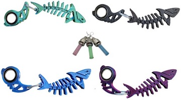 Keyspinner Keyrambit КОМБО + БЕСПЛАТНЫЙ KEYGLOWER - ЧЕРНЫЙ БЛЕСК