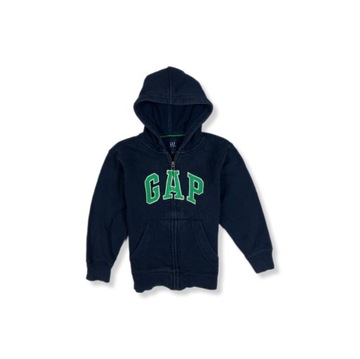 GAPKids Bluza Dziecięca Granatowa Logo Unikat Klasyk 6Y 7Y