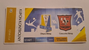 OLIMPIA ELBLĄG - CONCORDIA ELBLĄG 12-08-2015