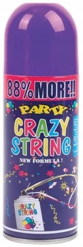 SERPENTYNA W SPRAYU KONFETTI NA PARTY URODZINY IMPREZĘ ZABAWE NEONOWE 250ml