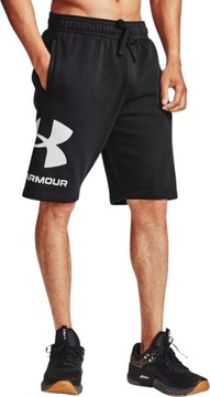 SPODENKI MĘSKIE UNDER ARMOUR RIVAL FLC CZARNE r S