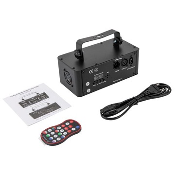 Светодиодный лазерный проектор для дискотек с 21 глазом RGBW DMX