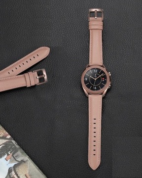 PASEK SKÓRZANY UNIWERSALNY OPASKA SMARTWATCH 20mm