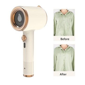 Parownica do ubrań Żelazko parowe 33 W Prosty wizualny zbiornik na wodę podróżny beżowy