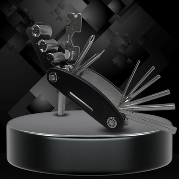 НАБОР КЛЮЧЕВЫХ КЛЮЧЕЙ ДЛЯ ВЕЛОСИПЕДА MULTITOOL 16в1
