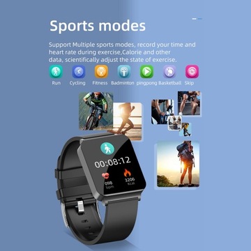 Умные часы Fitness C с сенсорным экраном