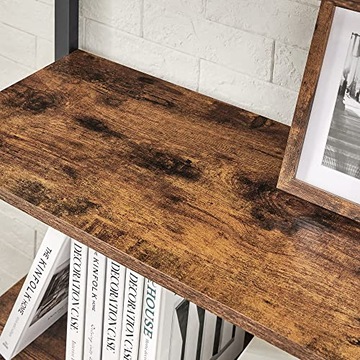 Книжный шкаф с 5 полками, чердачная подставка, книжный шкаф.