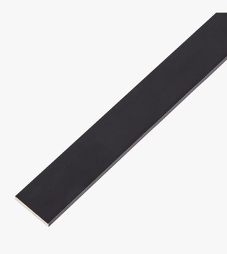 Płaskownik 25x2mm CZARNY 1m