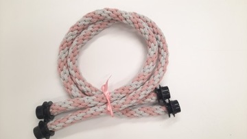 liny długie obag handmade ROSA /JASNY SZARY