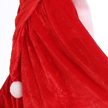 Рождественское пальто Пальто с капюшоном Красное рождественское пальто