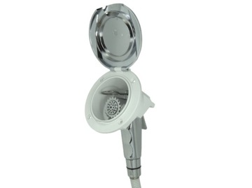 ХРОМИРОВАННЫЙ КРУГЛЫЙ ДУШЕВОЙ КОРПУС 3М ДЛЯ ЛОДОК