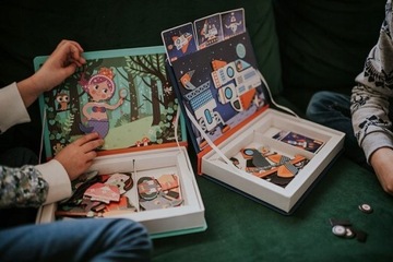 Магнитная книга JANOD МИР СКАЗОК Магнитный пазл