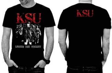 T-SHIRT KOSZULKA KSU LUDZIE BEZ TWARZY r. M PUNK