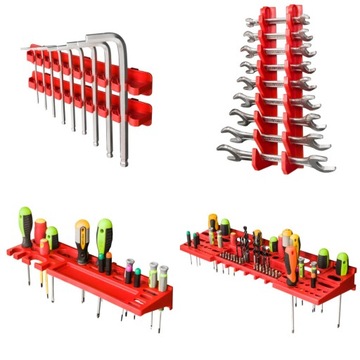 Tablica narzędziowa 115x78 cm | 50 Kuwet | ścianka