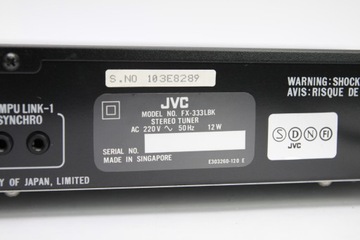 JVC FX-333L FM/AM/LW тюнер