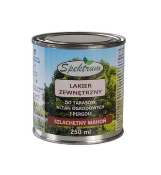Lakier zewnętrzny - drewno SPEKTRUM 0,25 Mahoń