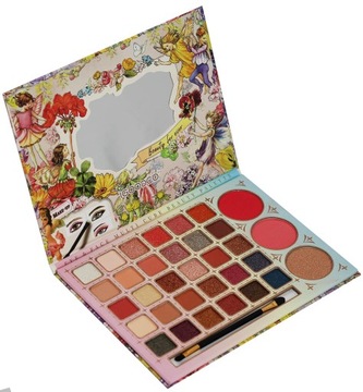 PALETKA CIENIE DO MAKIJAŻU BROKAT GLITTER 33 SZTUK