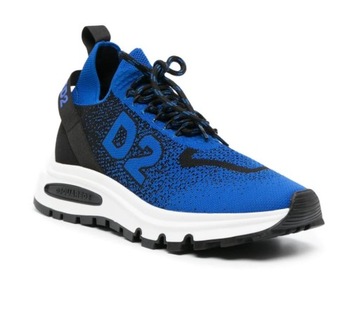 DSQUARED2 Run DS2 włoskie sneakersy buty męskie BLUE ITALY roz.42