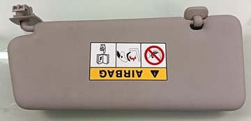 RENAULT CLIO IV LIFT 19 R СОЛНЦЕЗАЩИТНЫЙ КОЗЫРЕК ПЕРЕДНИЙ ПРАВЫЙ