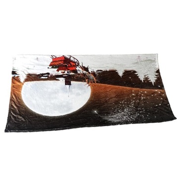 80x150cm Flanelowy miękki ciepły koc Xmas Design