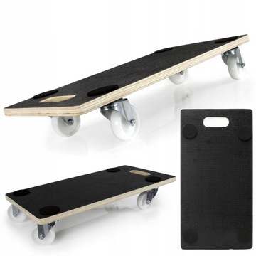 ПЛАТФОРМА ТЕЛЕЖКА ТРАНСПОРТНАЯ ПЛАТФОРМА 400 КГ ДЛЯ МЕБЕЛЬНЫХ РУЛЕВ M80089