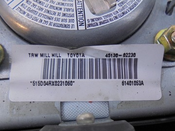 AIRBAG ŘIDIČE TOYOTA OE 4513002230