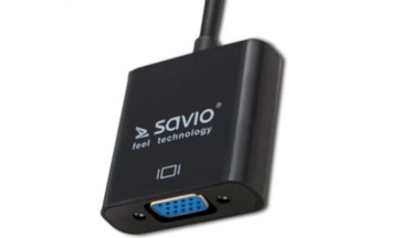 Адаптер HDMI-VGA/Jack 3,5 мм SAVIO