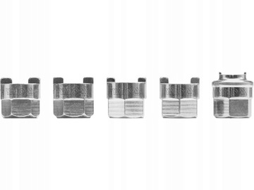 YATO SET YT-0621 НАСАДКИ ДЛЯ АМОРТИЗАТОРОВ, КОМПЛЕКТ. 5 шт.