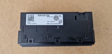 MODUL USB 5QF035726 VW TIGUAN 16-24 R ORIGINÁLNÍ IDEÁLNÍ