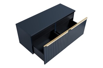 ШКАФ ДЛЯ ВАННОЙ КОМНАТЫ С ТОПОМ 120 СМ SANTA FE DEEP BLUE