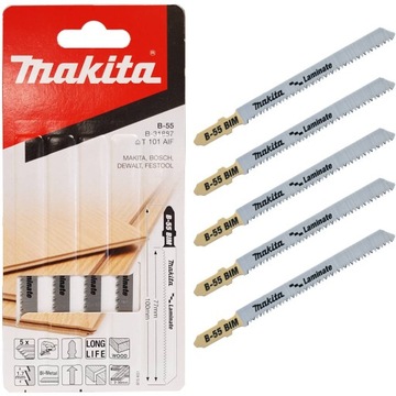 MAKITA brzeszczot B-55 do paneli i laminatu 5 szt.