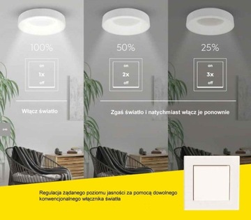 Потолочный светильник Corso с пультом 3xLED/36Вт черный