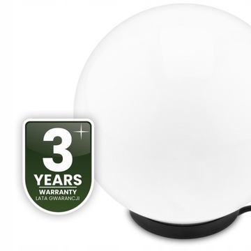 Набор из 3 садовых ламп WHITE BALL 20/30/40 см GROUND для светодиодов E27