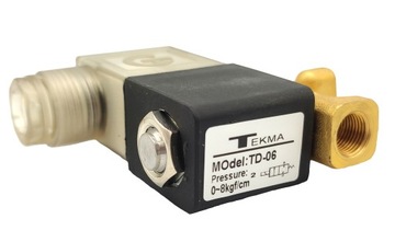 Elektrozawór Tekma TD-06 2/2 NC 1/8 24V DC