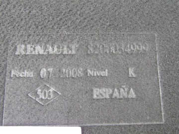 POLIČKA KUFRU RENAULT MEGANE II HB 5D 8200034999