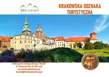 Książeczka krakowska odznaka turystyczna korona na prezent