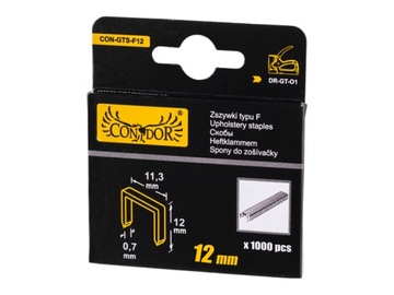 Zszywki Drel CON-GTS-F12 12 mm 1000 szt.