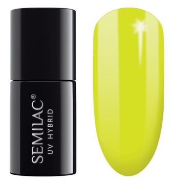 SEMILAC LAKIER HYBRYDOWY 040 CANARY GREEN 7ML