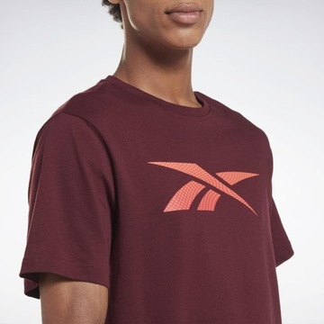 KOSZULKA MĘSKA SPORTOWA BAWEŁNIANA DOPASOWANA T-SHIRT REEBOK CLASSIC S