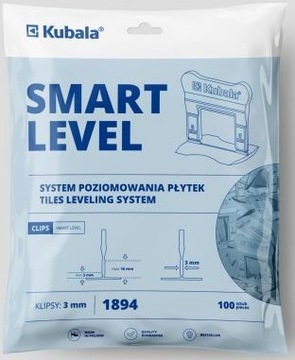 KUBALA 1894 SYSTEM POZIOMOWANIA KLIPSY 3mm 100szt.