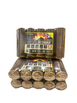 Комплект каминных брикетов ECOMAX 30 кг топлива для дровяного камина
