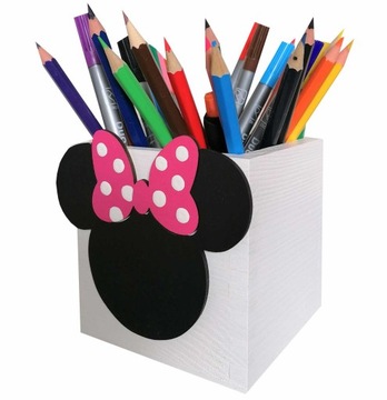 ORGANIZER PRZYBORNIK POJEMNIK NA KREDKI Z IMIENIEM