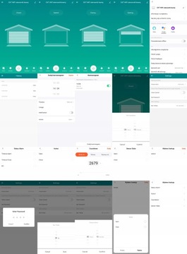 Мини-контроллер въездных гаражных ворот с датчиком закрытия TUYA WiFi