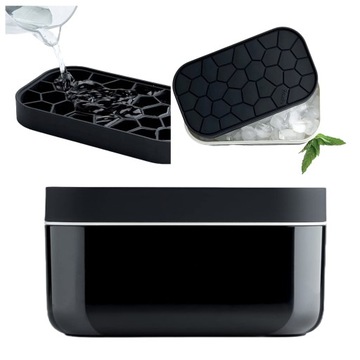 FOREMKA DO KOSTEK LODU + pojemnik Lekue IceBox