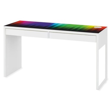 Настольный коврик ИКЕА «Майк» 142х50 ЦВЕТНЫЕ СВЕТЫ