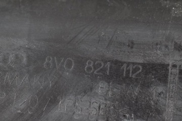 AUDI A3 8V 1.8 TFSI 2013 LHD PRAVÁ STRANA TĚSNĚNÍ KONCE KŘÍDLA