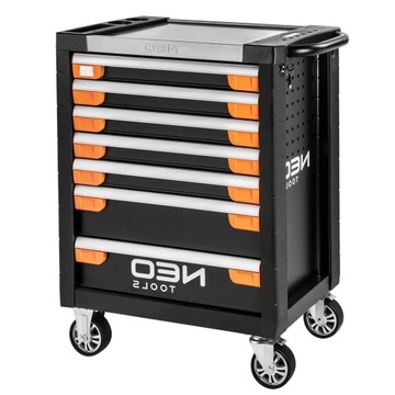 Шкаф для инструментов с 7 ящиками PRO NEO Tools + INSERTS