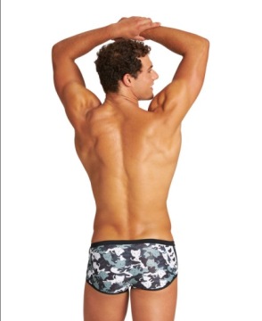 H1166 ARENA CRAZY CAMO CATS КОРОТКИЕ МУЖСКИЕ плавки с низкой посадкой D5 UK34 F85
