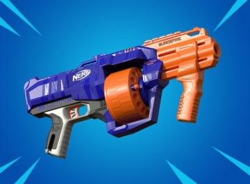 Пістолет NERF ELITE гвинтівка SURGEFIRE мегашвидкий 15 стрілок безперервний вогонь